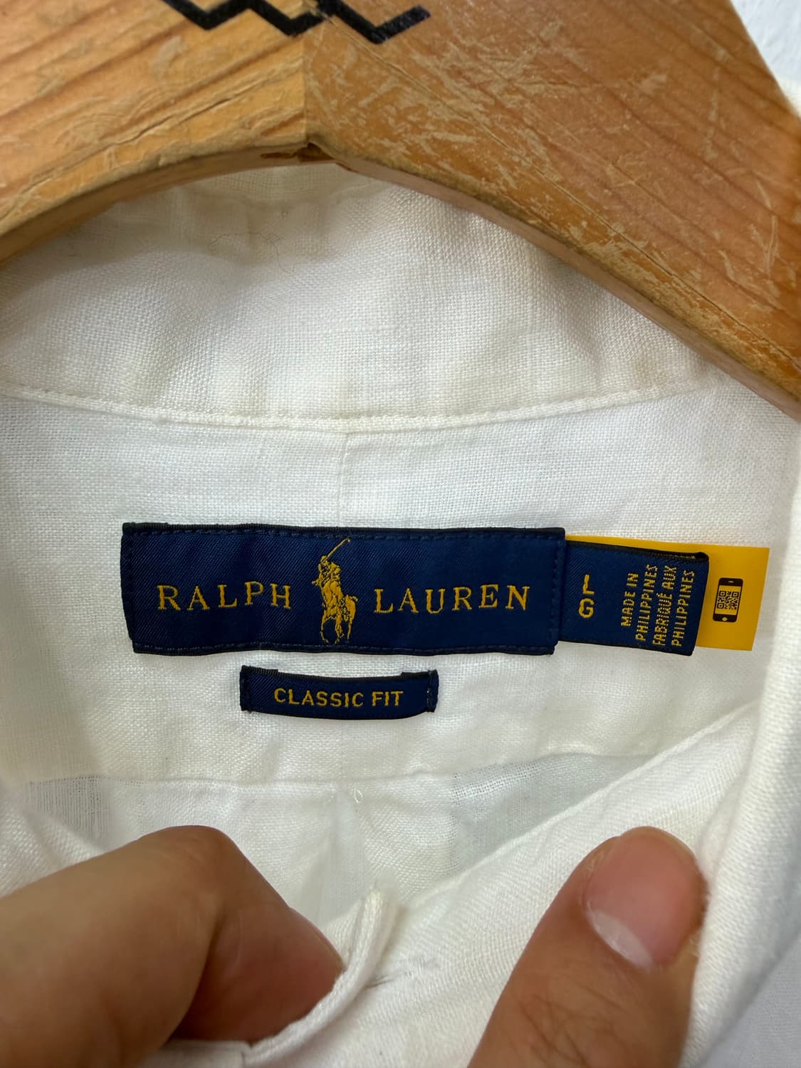 정품) 폴로랄프로렌 신형 남성 린넨 셔츠 L 상품이미지6