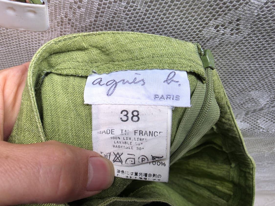 아네스 베 리넨 스커트 (made in france) 상품이미지6