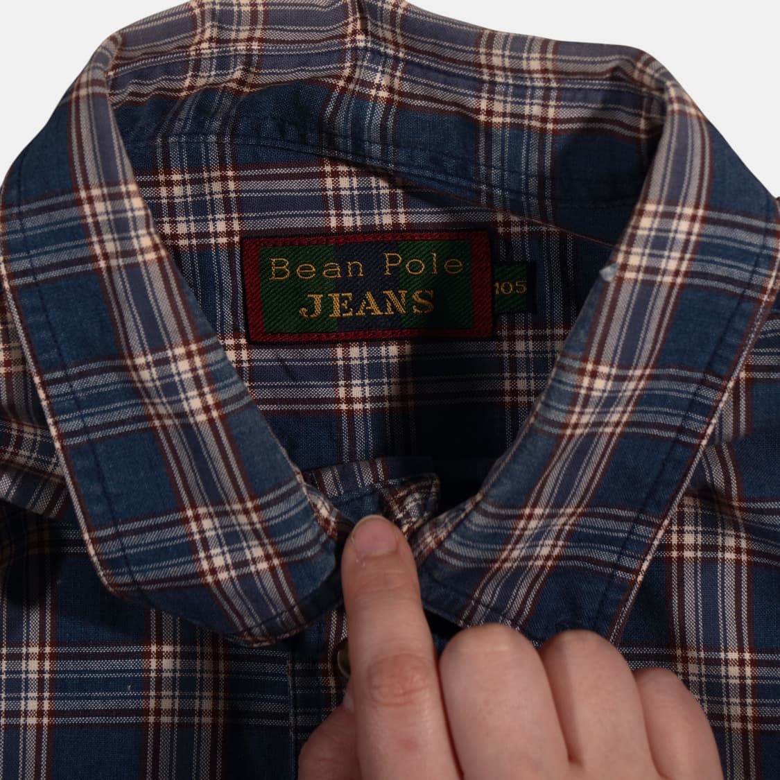 빈폴 헤비코튼 체크셔츠 B392 상품이미지3