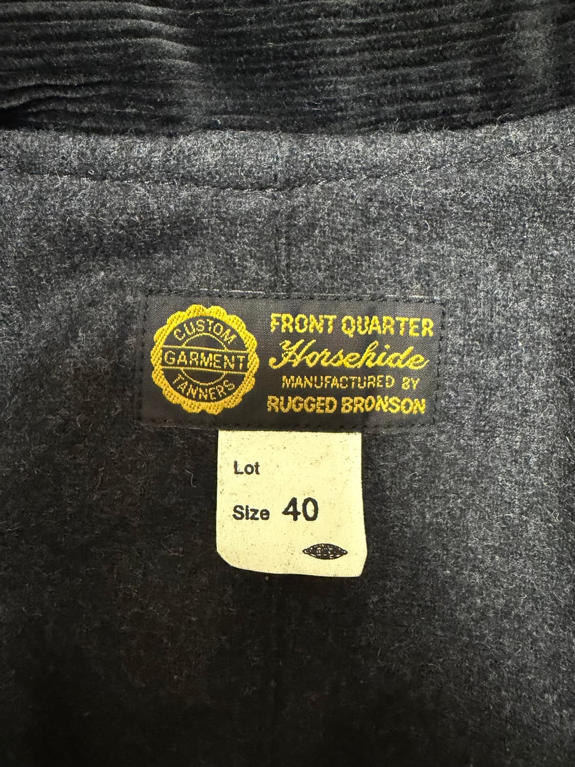 브론슨 말가죽 코삭 자켓(40사이즈) lot381 상품이미지4