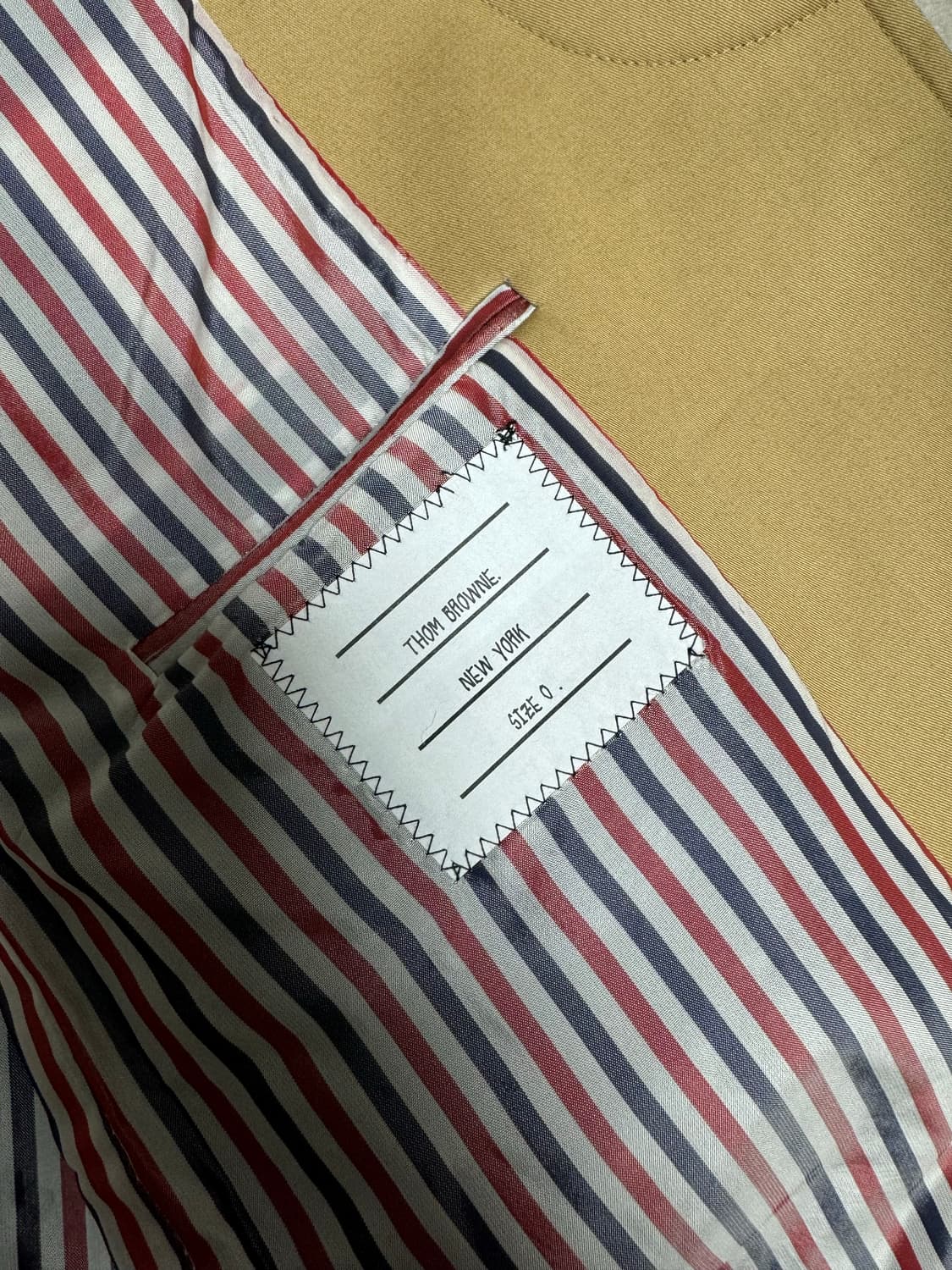 톰브라운/ 베이지 맥코트/ 0 상품이미지3