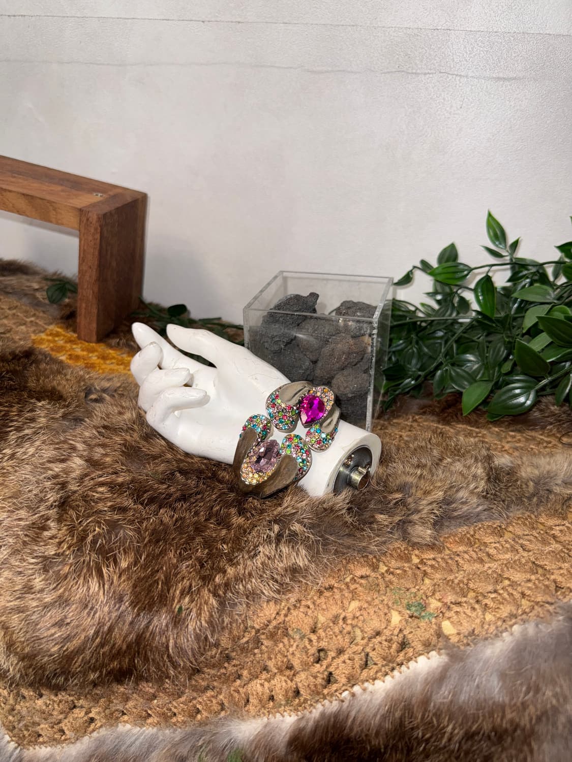 Fairy color mix cubic gemstone bangle 상품이미지2