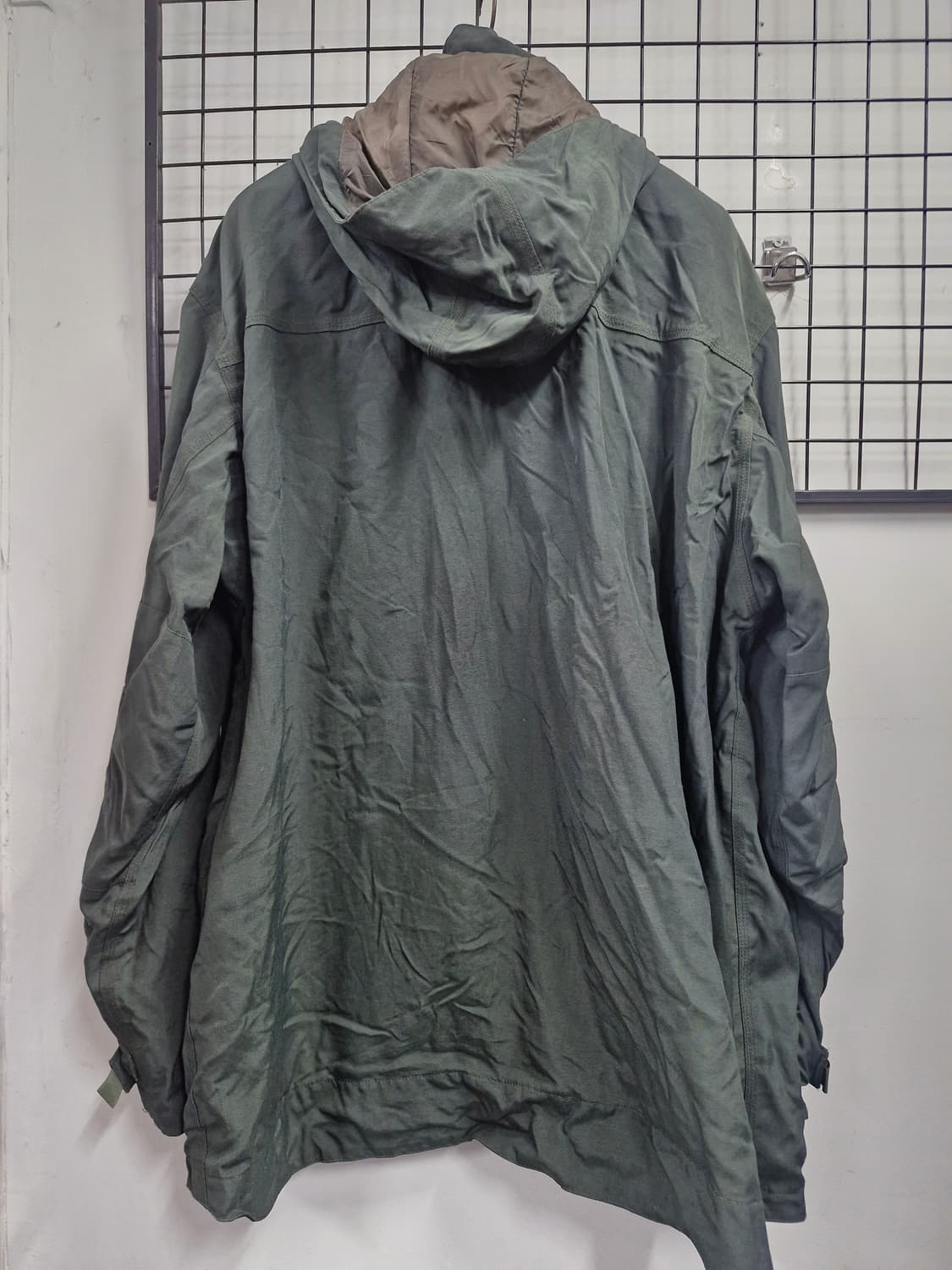 110XXL 칼하트 빈티지 쇼어라인 나일론 바람막이 자켓(짙은녹색) 상품이미지5