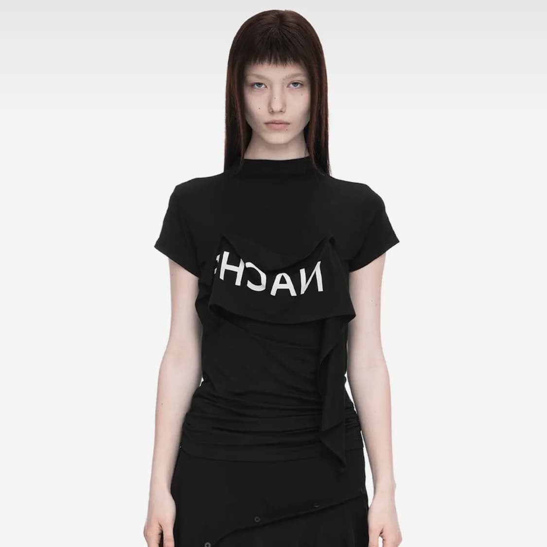 나체 2-WAY PRINTED SLIM T-SHIRT 상품이미지1