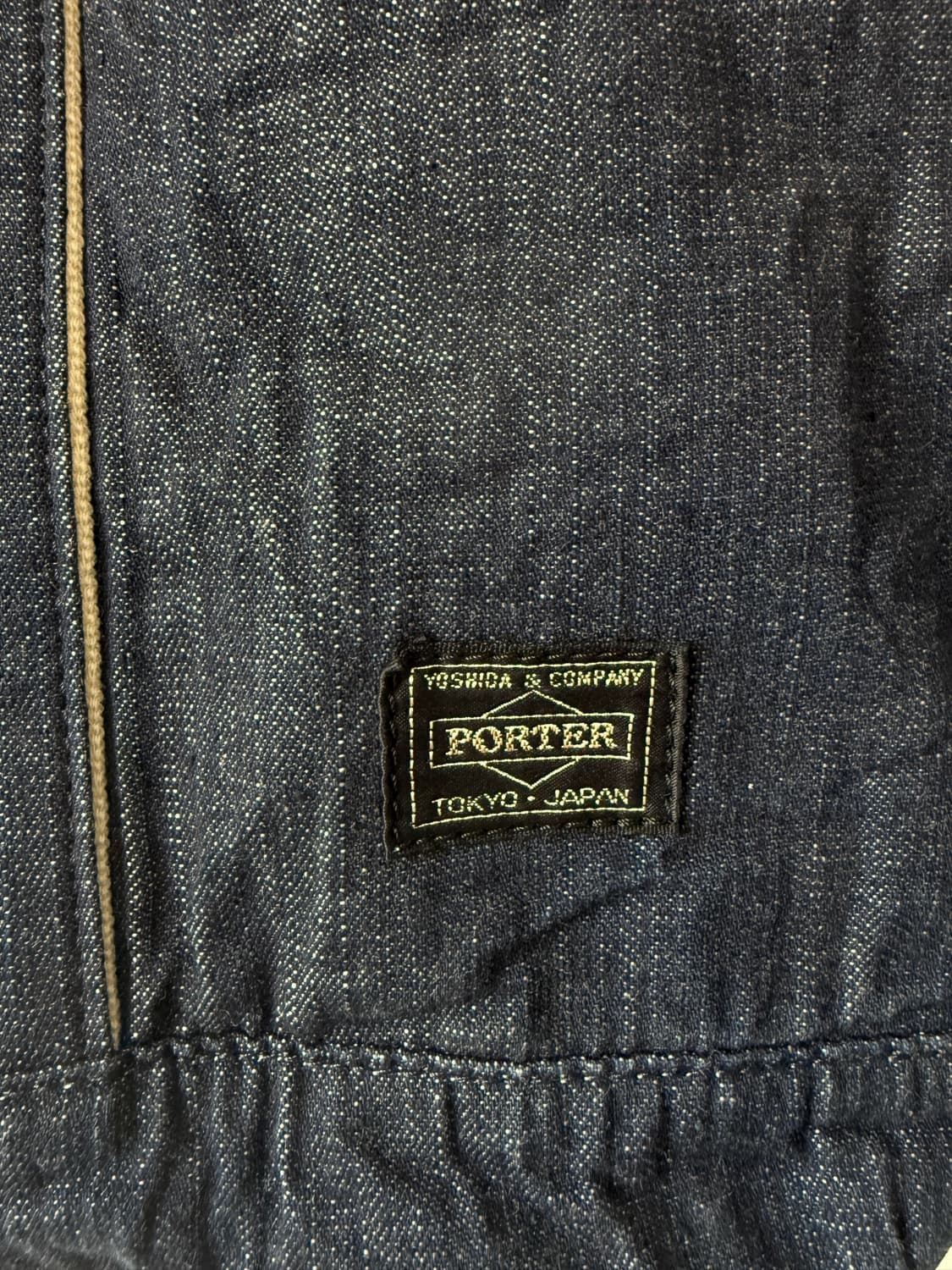 포터 X 캔톤 데님 토트백 L 상품이미지2