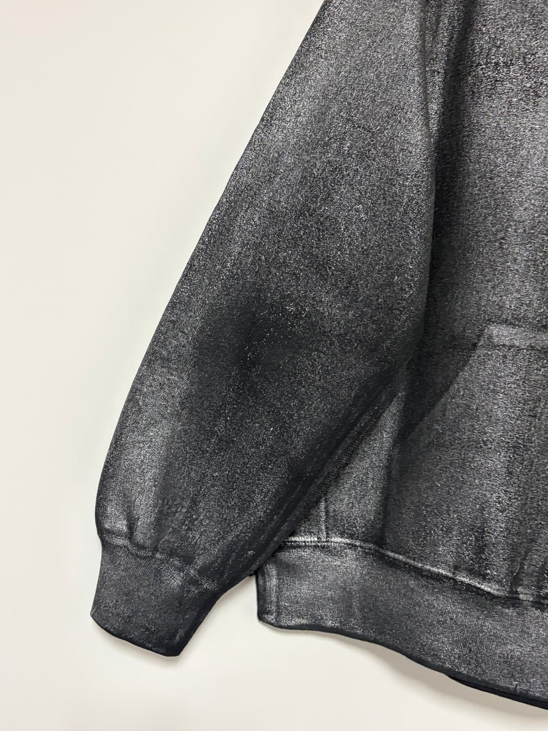 슈프림 x MM6 24SS 포일 박스로고 후드 블랙 S 상품이미지9