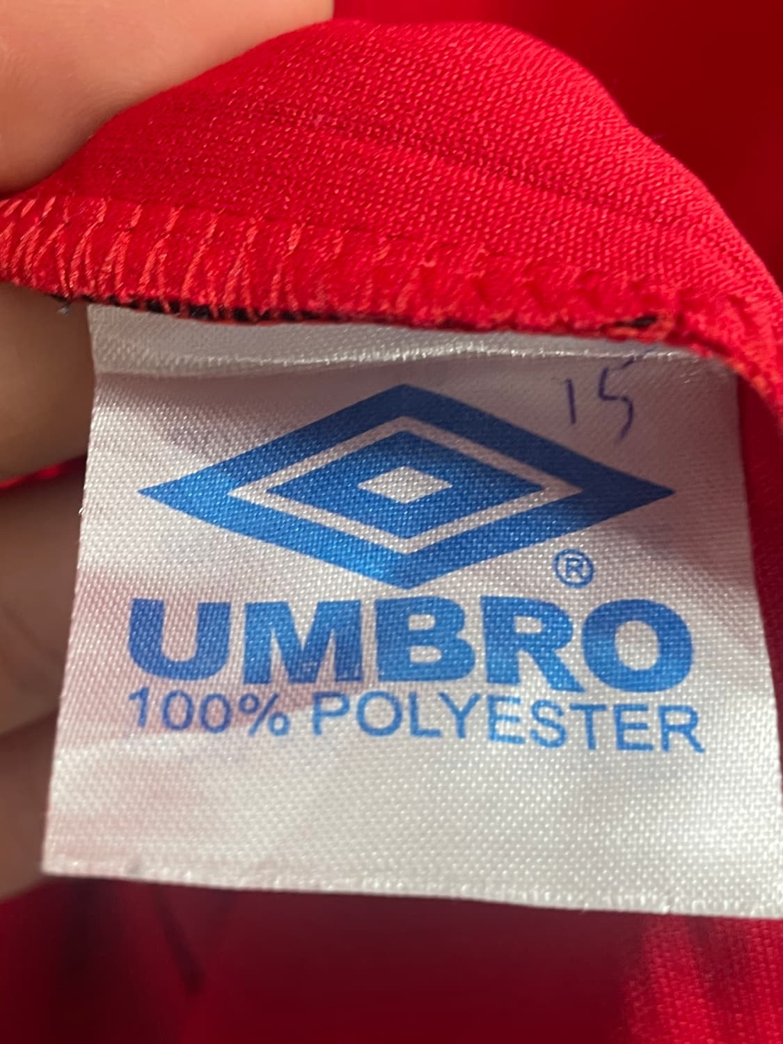 98-99 엄브로 맨유 유니폼 홈 레플리카 티 (on.504) 상품이미지7