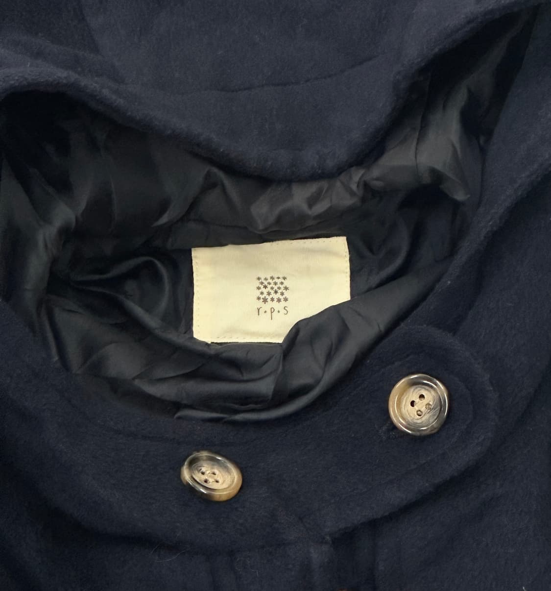 ❄️사와코의 네이비 떡볶이 코트❄️ 떡코 데일리 베이직 그런지 너닿 상품이미지6