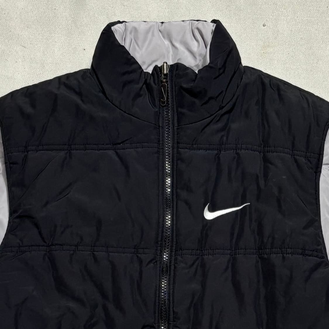 M 나이키 리버시블 블랙 그레이 패딩 베스트 상품이미지1