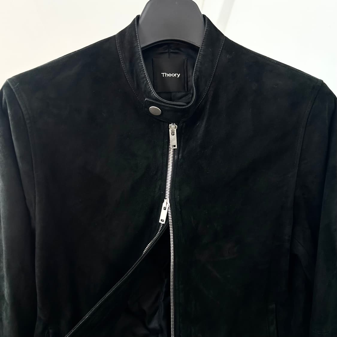 띠어리 양가죽 스웨이드 바이커 자켓 상품이미지6