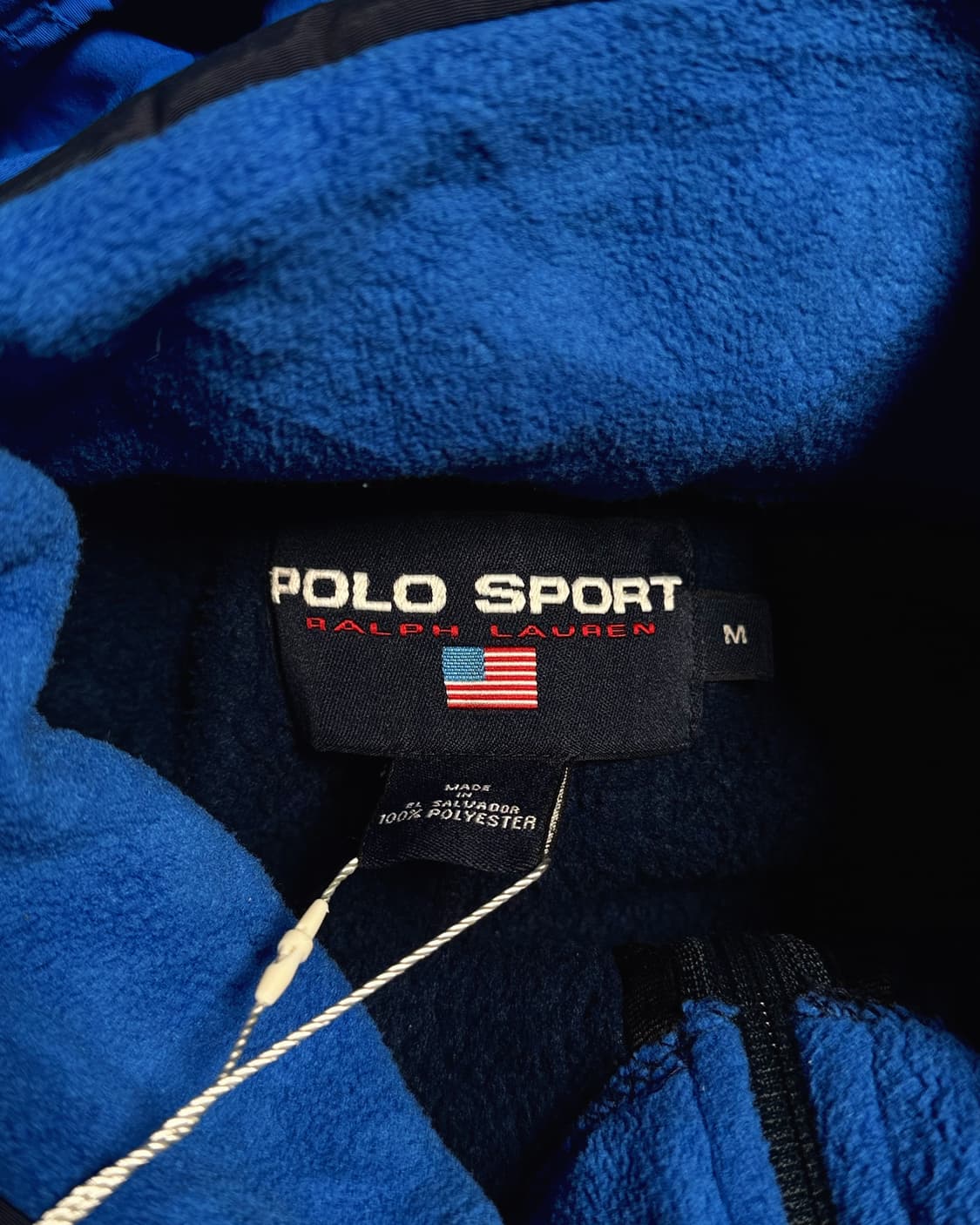 90‘s 폴로 스포츠 자수 플리스 집업 M 상품이미지5