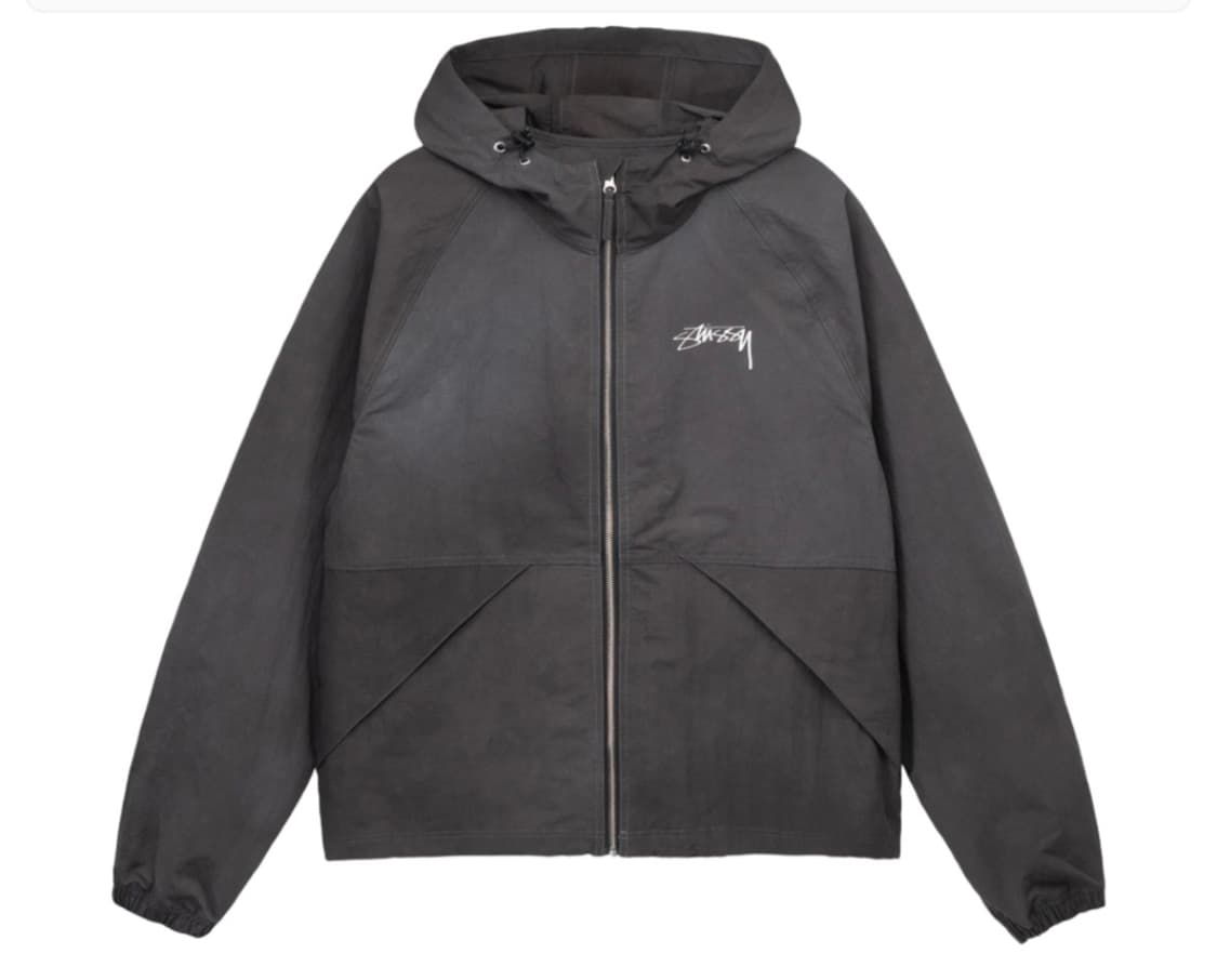 스투시 웨이브 다이 비치 쉘 자켓 블랙 상품이미지1