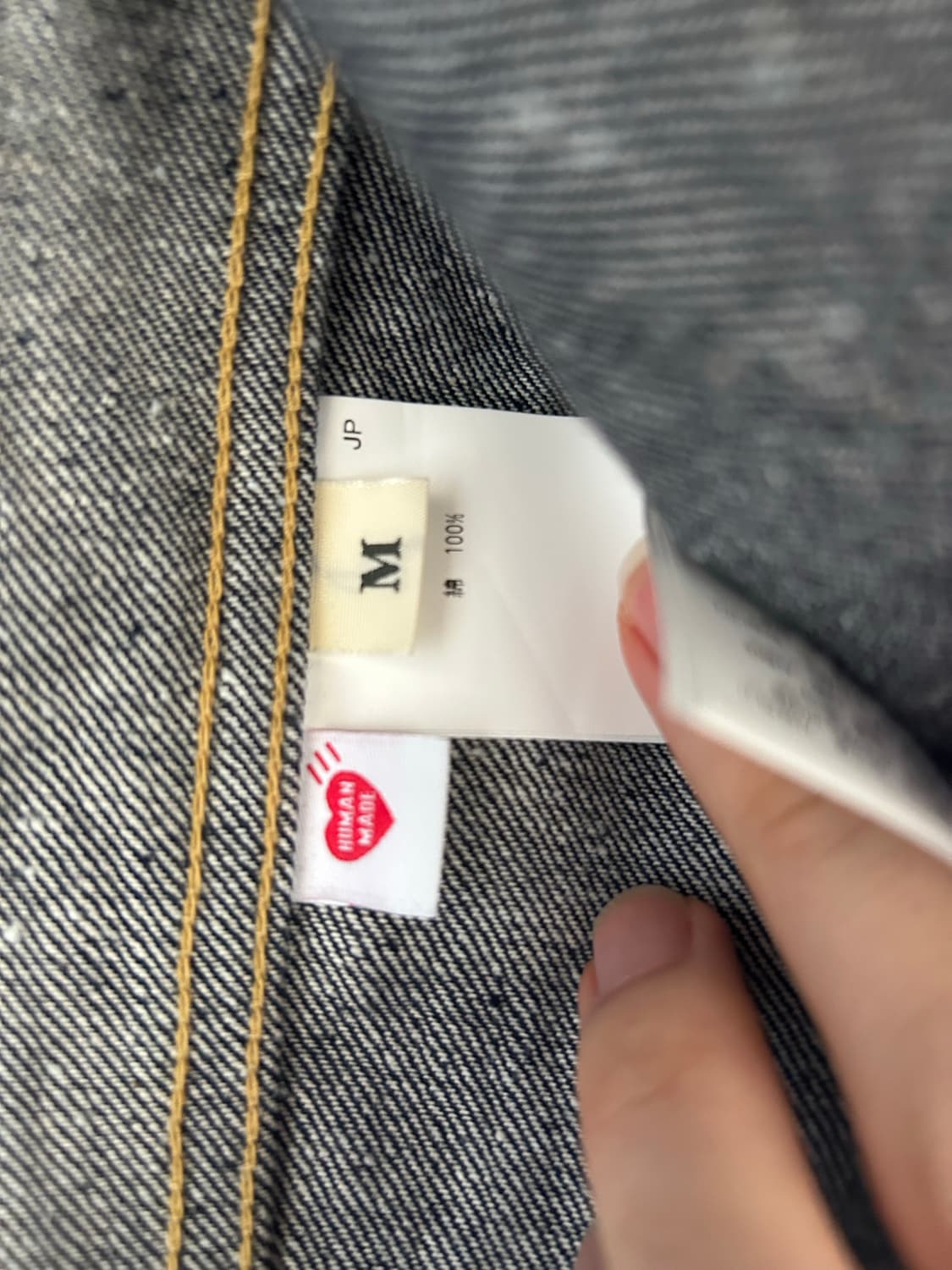 휴먼메이드 데님 자켓 패스트 인디고 M 상품이미지3