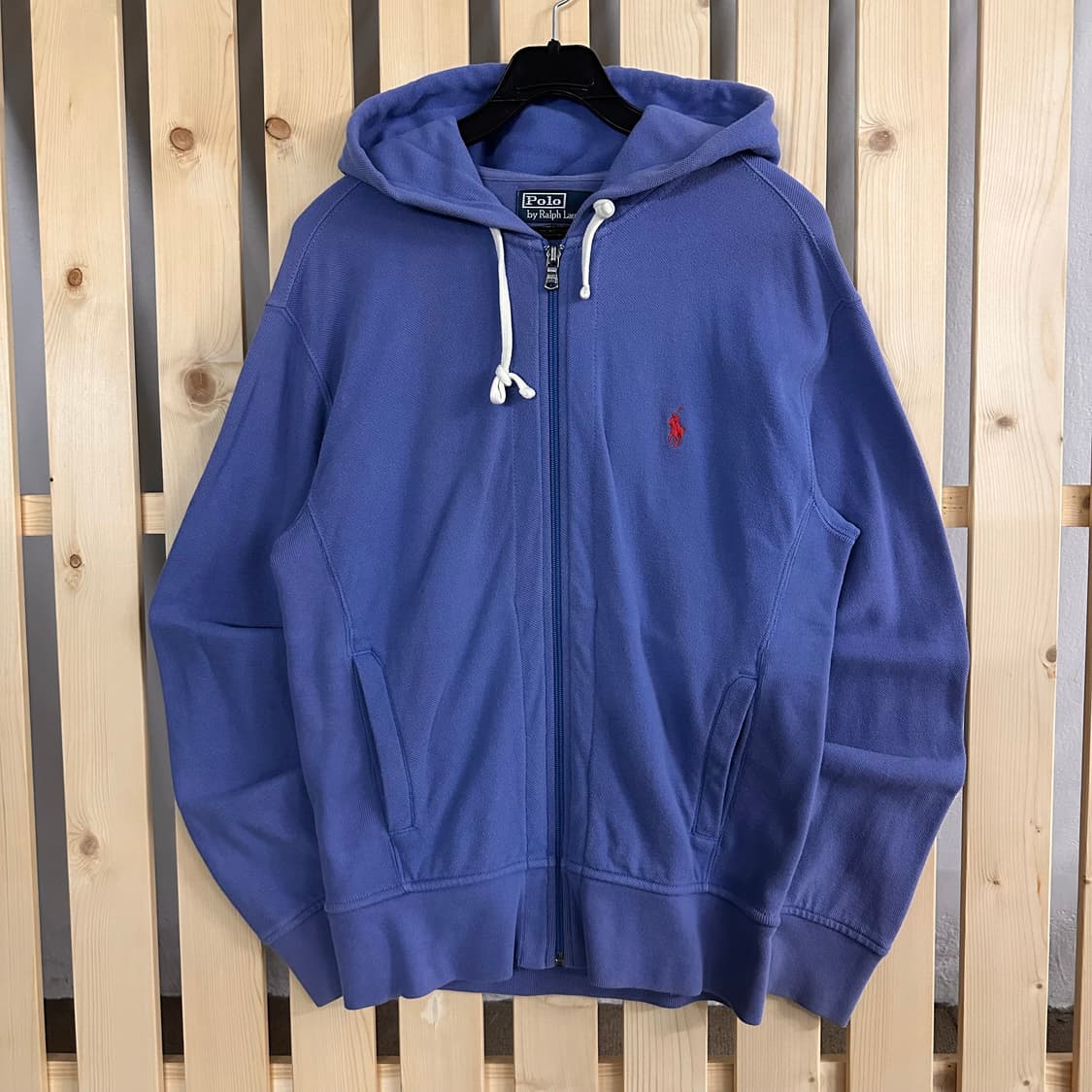 (M) 폴로 랄프로렌 블루 후드집업 상품이미지1