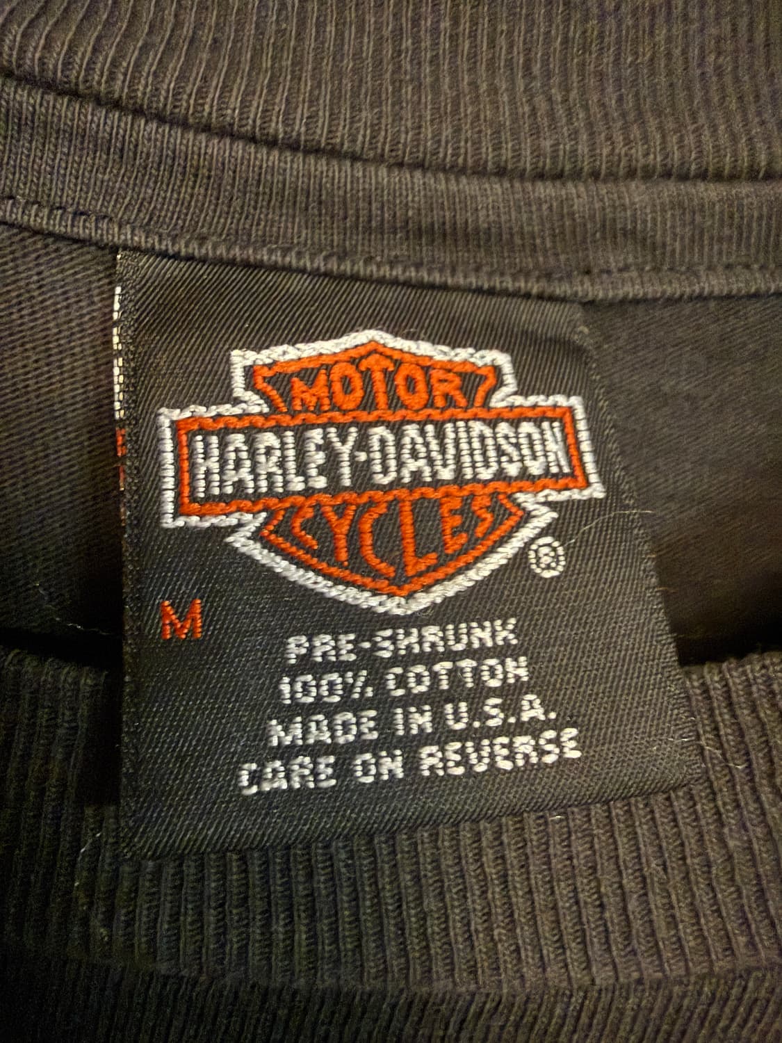 할리 티셔츠 M usa made 상품이미지2