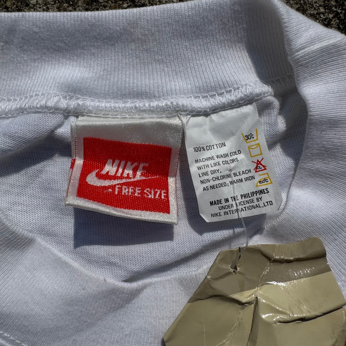 [L] 90s Nike 나이키 바클리VS고질라 프린팅 티셔츠 상품이미지8