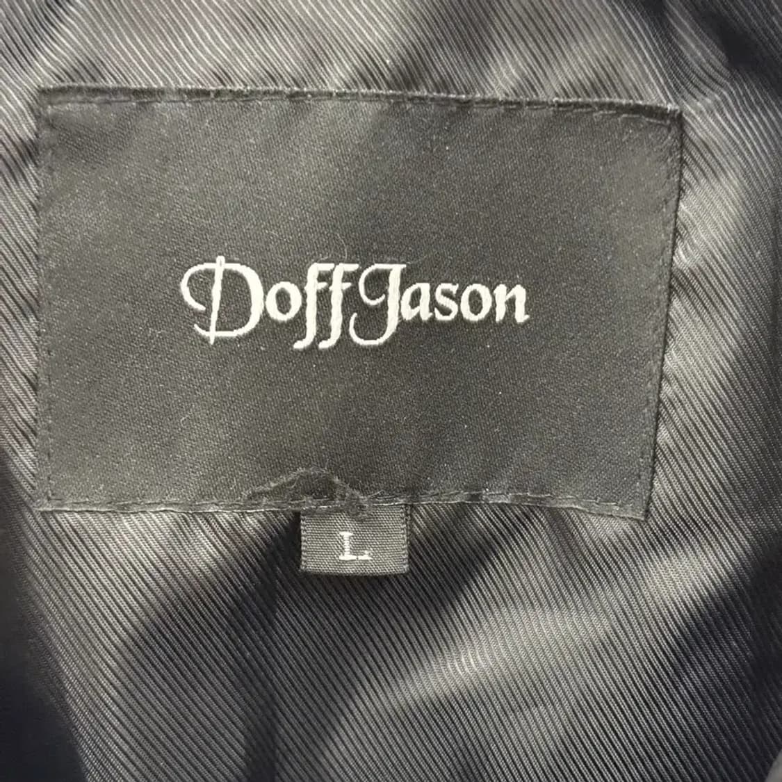 Doff Jason 블랙 라이더 자켓 L 상품이미지4