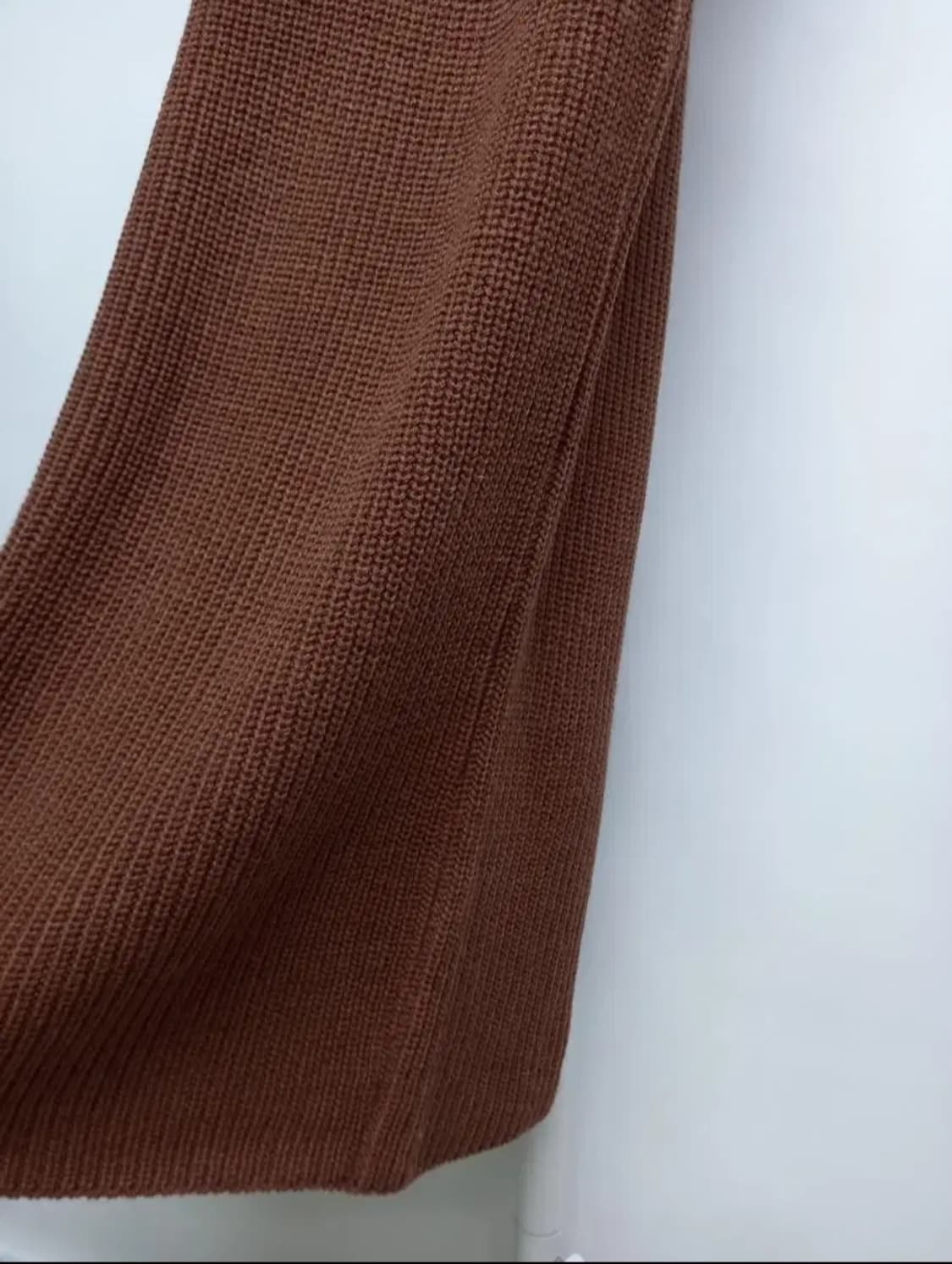 새 샌드베이지 맥시 니트 원피스 F 33-66 상품이미지6