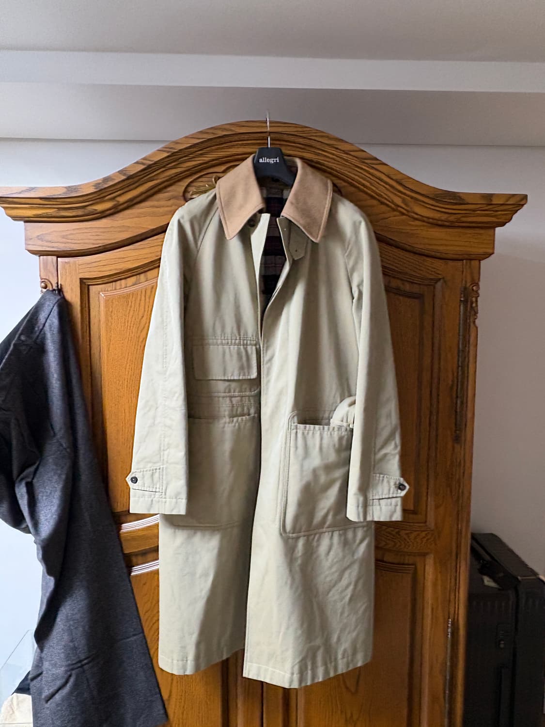 드레익스 AW21 코튼 발마칸 벨티드 트렌치코트 상품이미지4