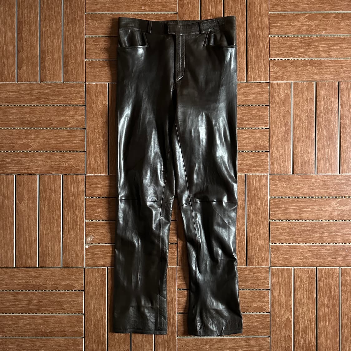 Gucci Italy made genuine leather pants 상품이미지1