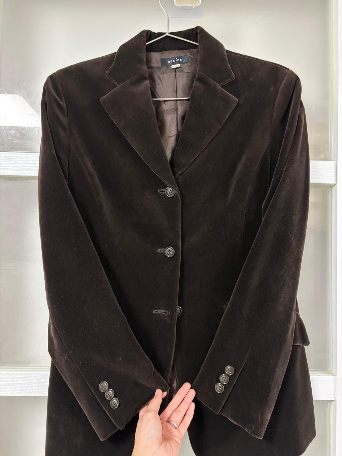 벨벳 브라운 자켓 상품이미지2