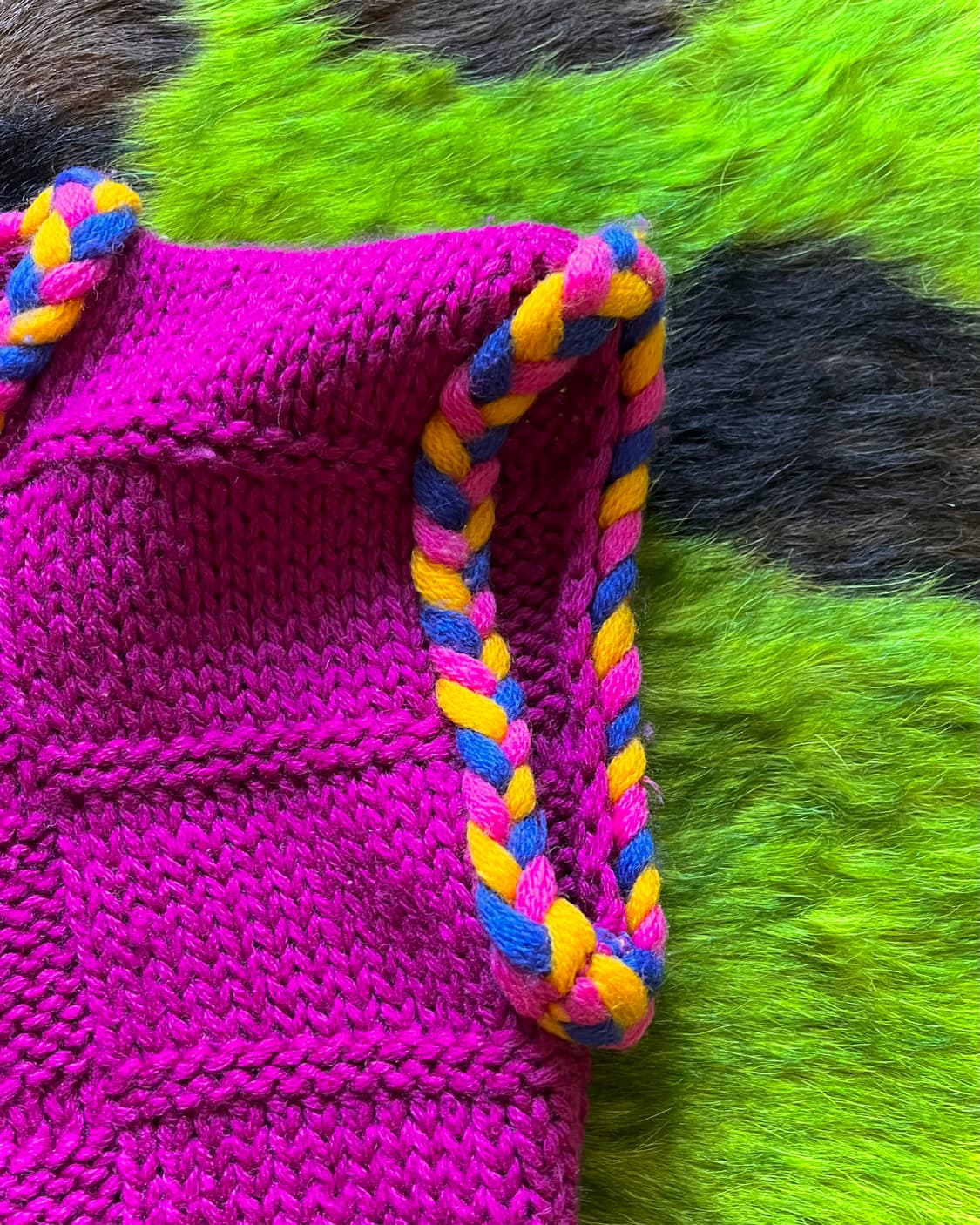 Jpn Handmade Heavy Wool Knit Vest 상품이미지6