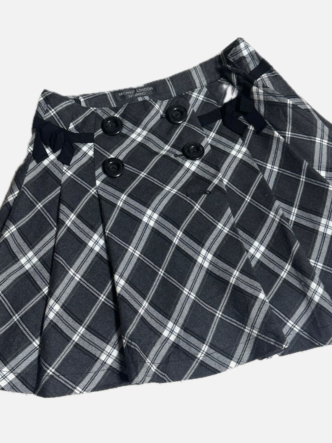 체크 플리츠 스커트 상품이미지1