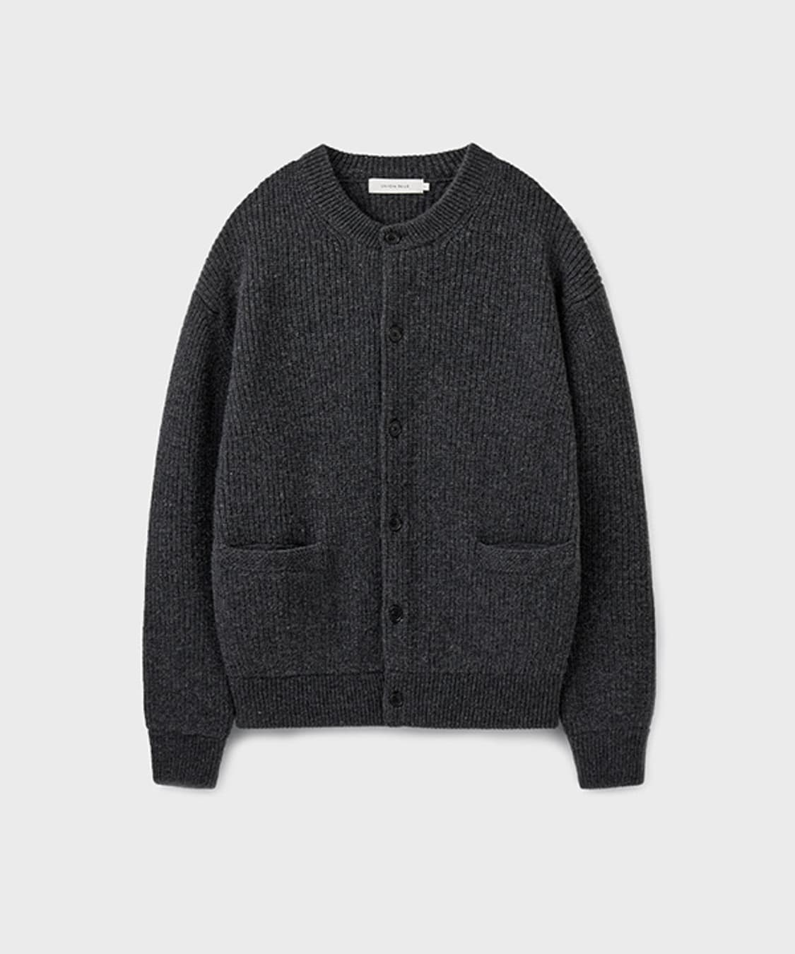 유니온블루 헌터 울 가디건 차콜 m 상품이미지1