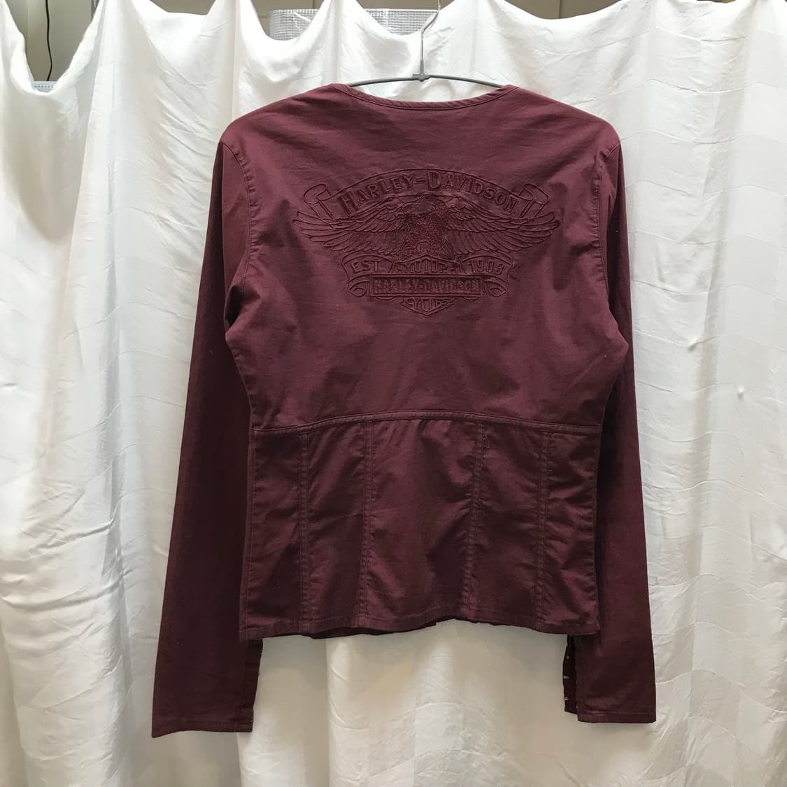 Harley Davidson 할리데이비슨 코르셋 셔츠 블라우스 상품이미지4