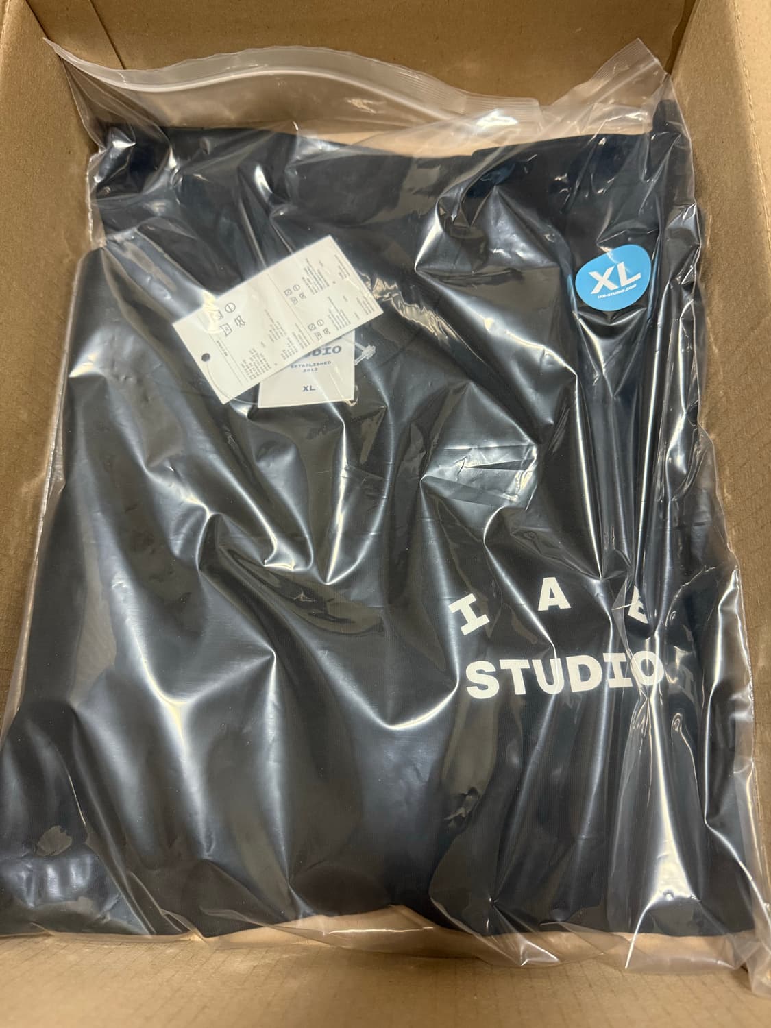 아이앱 라이트 롱 슬리브 블랙 XL 상품이미지1