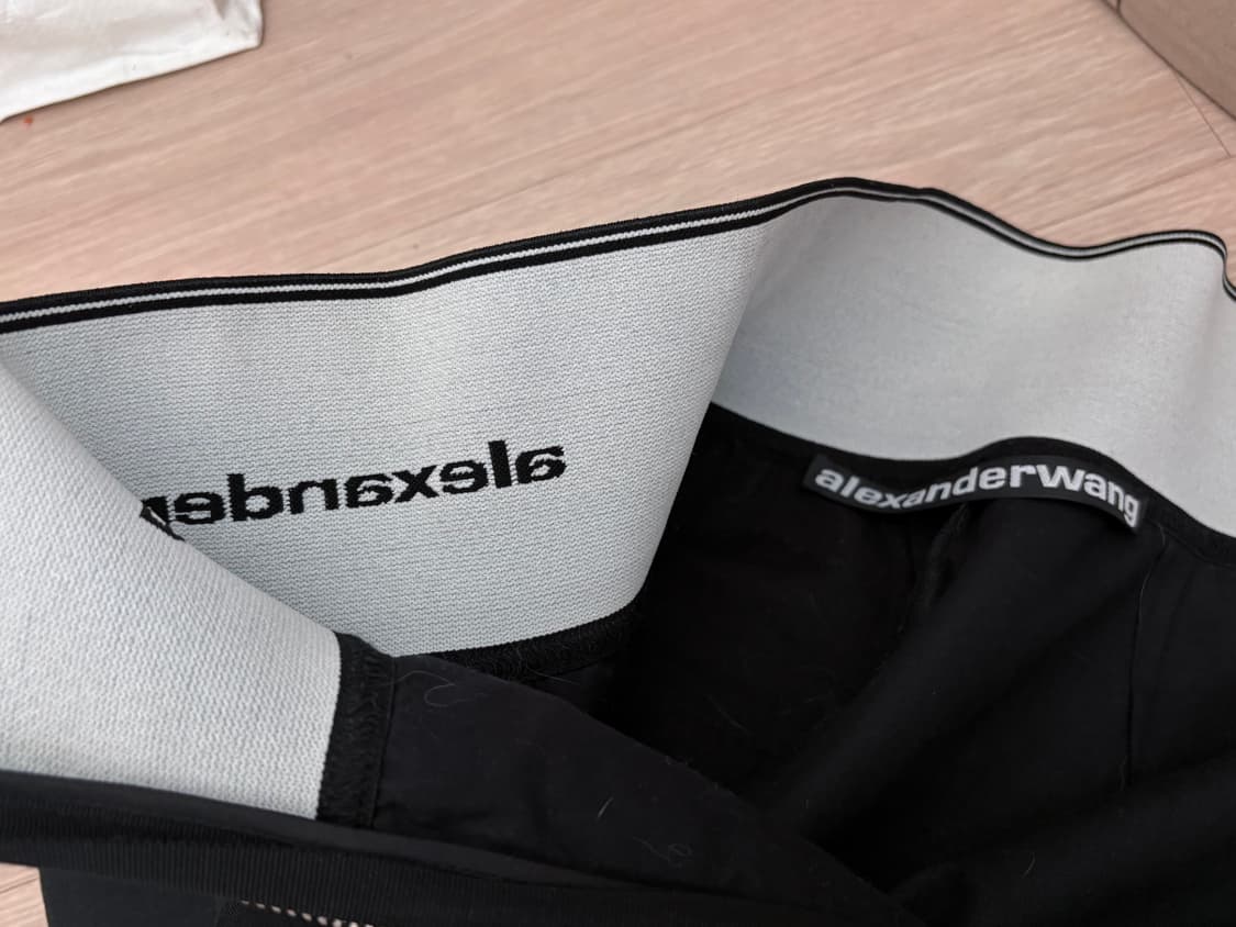 알렉산더왕 로고 캐롯 와이드팬츠 상품이미지5