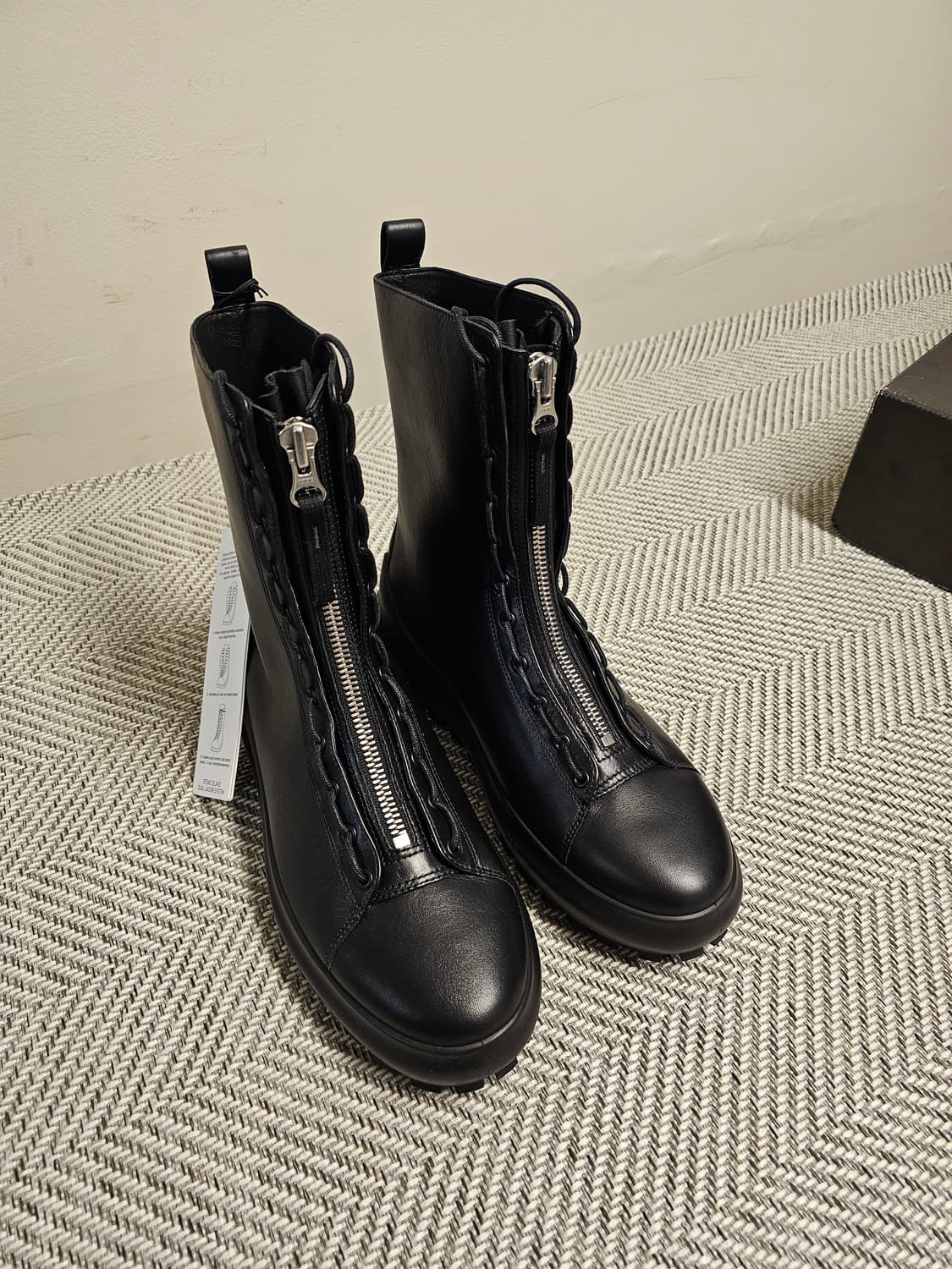 스톤아일랜드 LEATHER COMBAT BOOT (새 상품) 상품이미지9