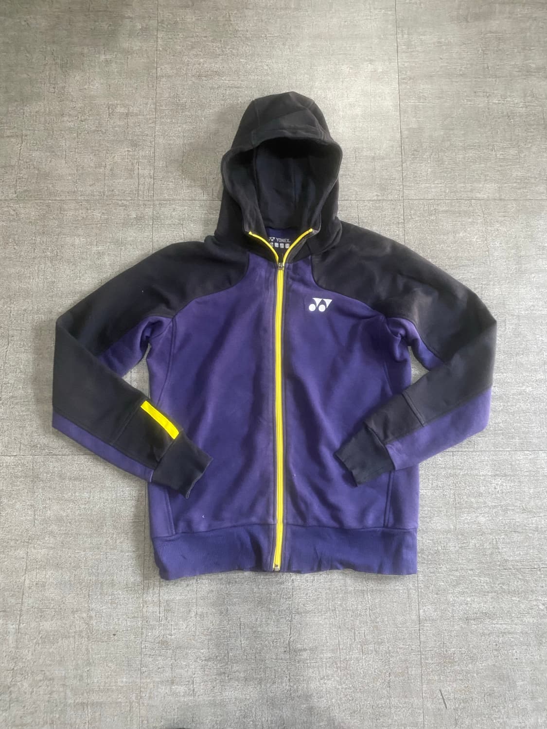 Yonex 올드스쿨스트릿 배색 후드집업 상품이미지1