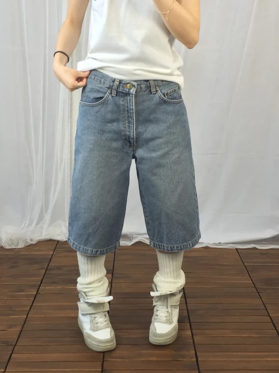 Wrangler Light Denim Shorts 상품이미지1