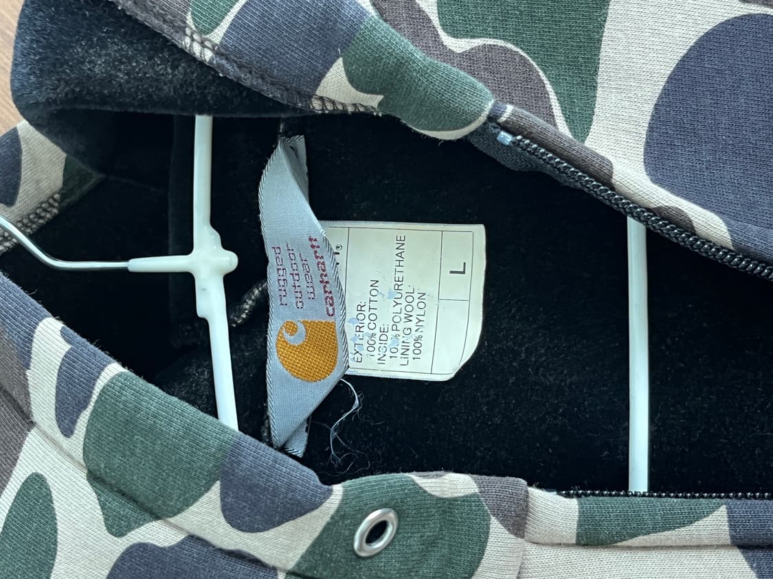 칼하트 카모 후드집업 상품이미지5