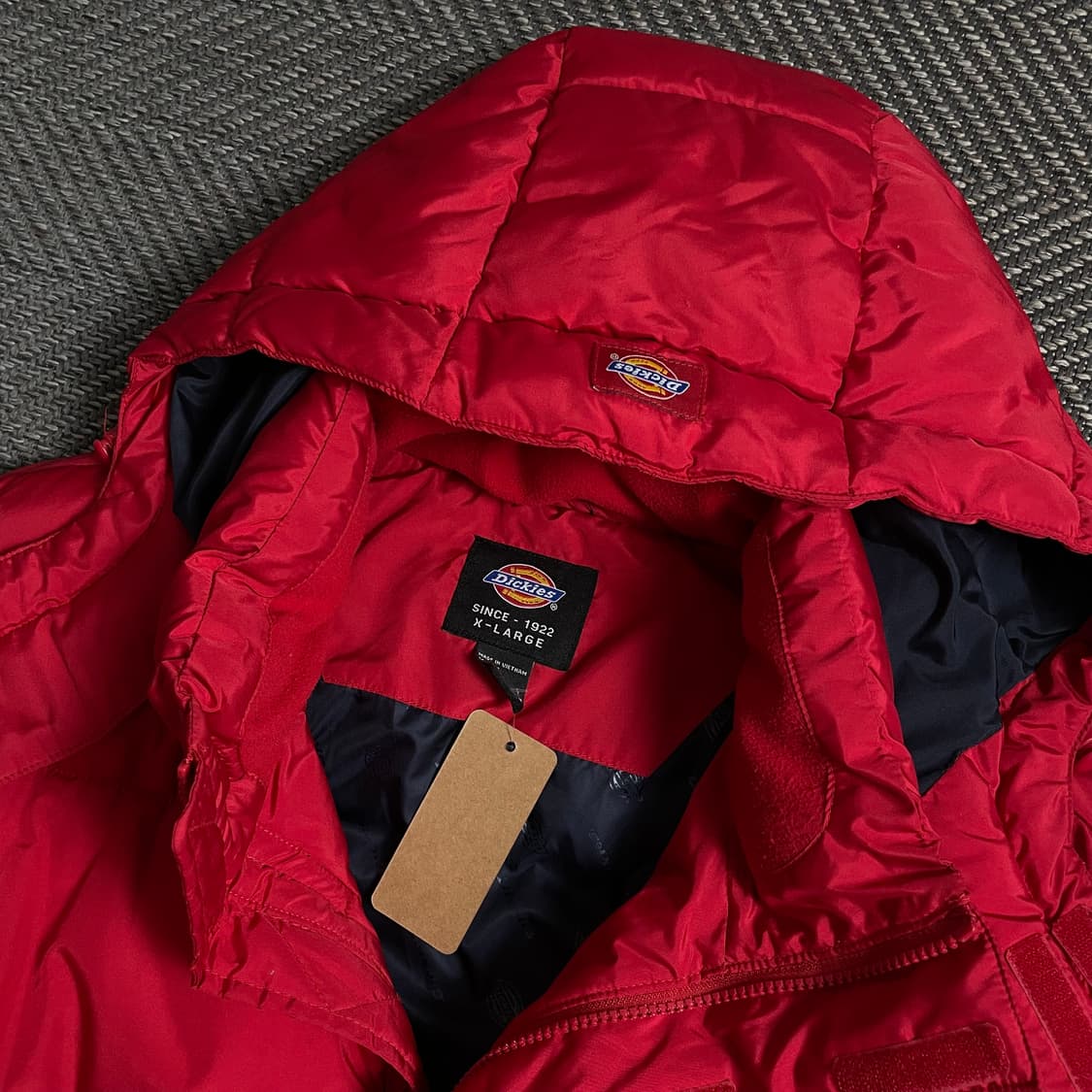 디키즈 USA 오리지날 퀼팅 경량 패딩 레드y 4714 상품이미지7