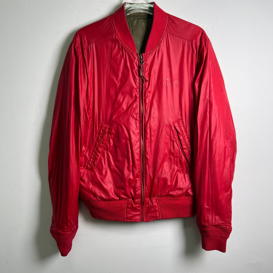 Diesel 디젤 리버시블 카키 퀄팅 봄버 자켓 M 상품이미지7