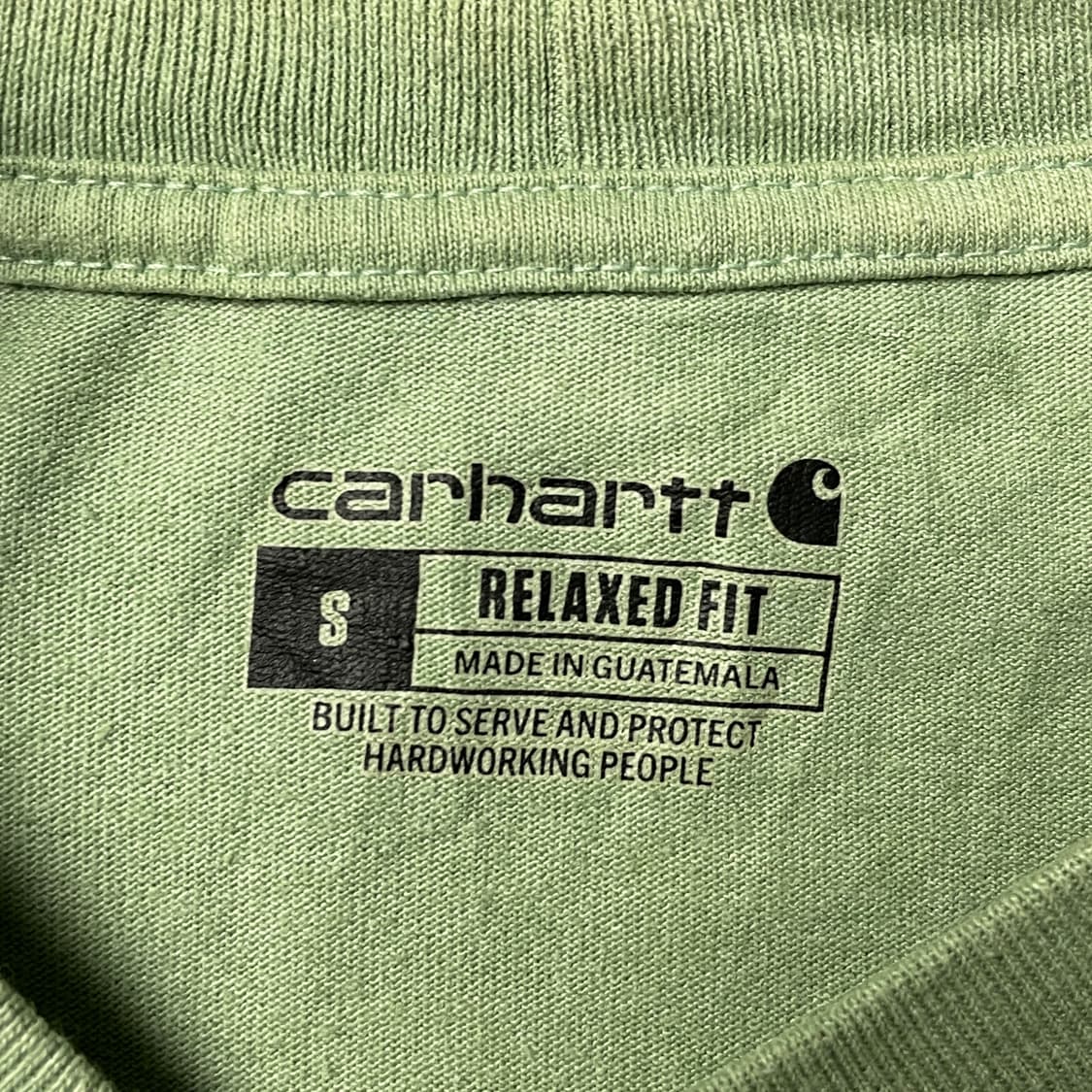 CARHARTT 칼하트 라이트그린 그래픽 포켓 반팔 티셔츠 A01090 상품이미지9