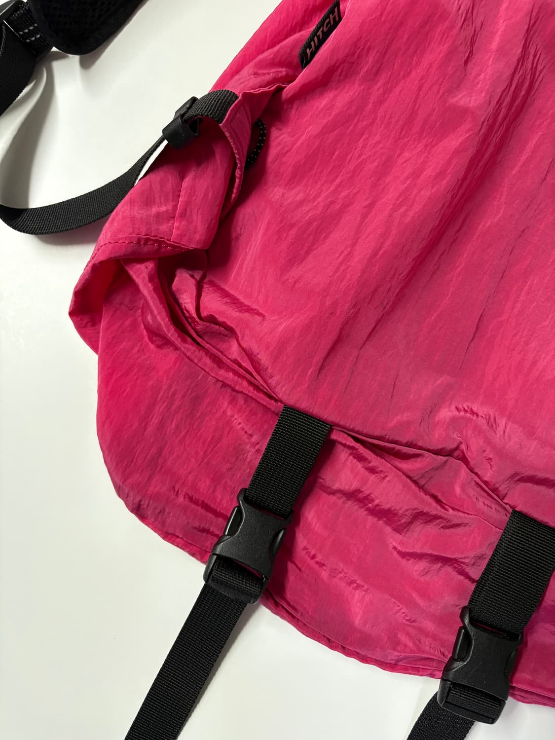 히치 에메모가든 콜라보 나일론 경량 백팩 85 핑크 상품이미지6