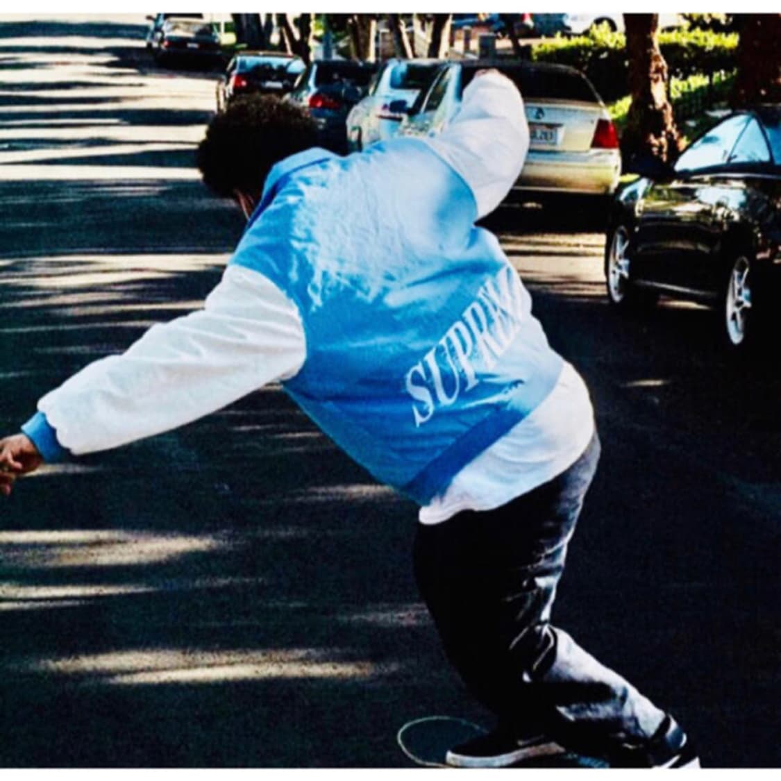 슈프림 20ss 트윌 바시티 자켓 상품이미지4