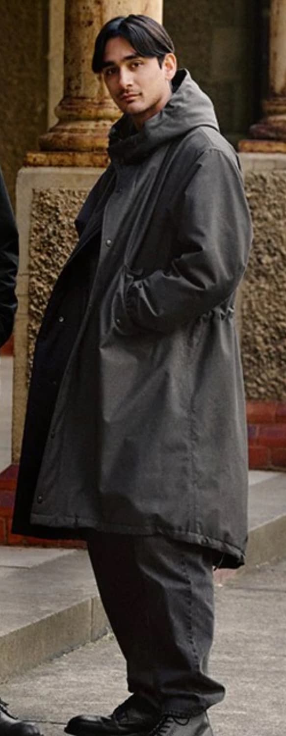 엔지니어드 가먼트 유니클로 피쉬테일 파카 블랙 상품이미지2