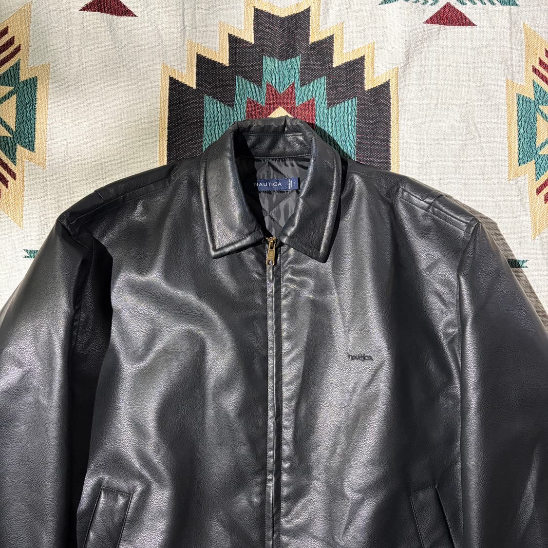 22AW Nautica.jp Vegan leather jacket  상품이미지3