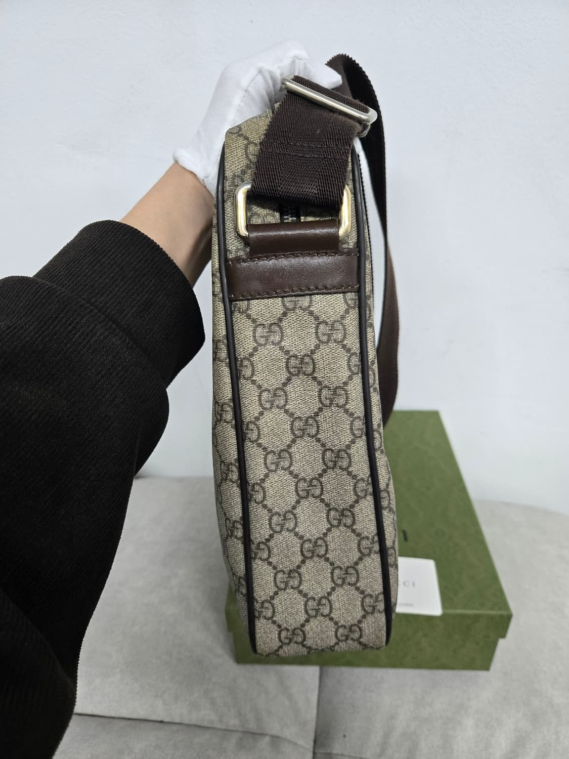 [보증서 정품] 구찌 시그니처 메신저 숄더백 상품이미지1