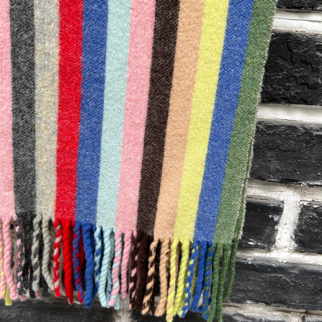 Johnstons 멀티컬러 울 머플러 상품이미지2