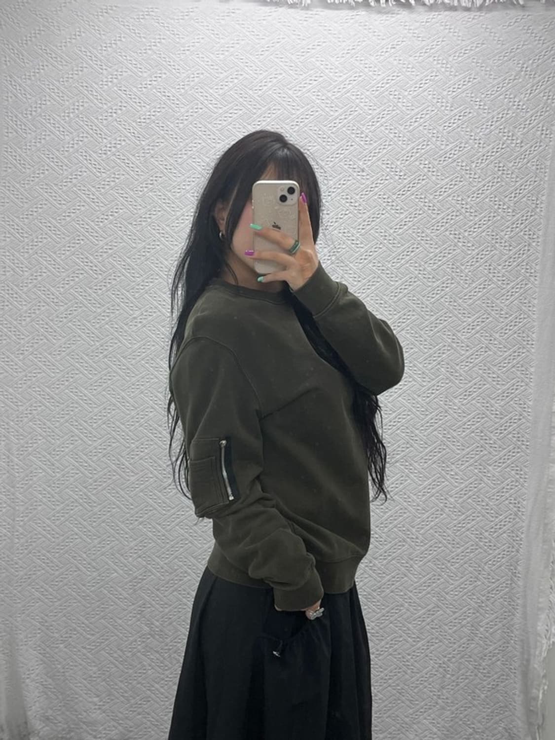 산드로 옴므 MA-1 맨투맨 스웻셔츠 95 C07322 상품이미지1