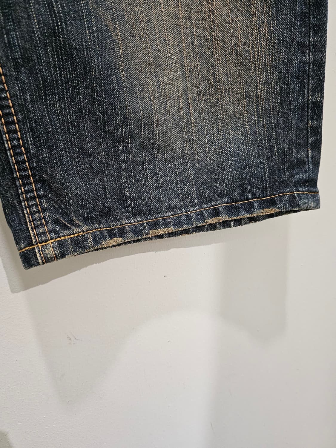 00's EDWIN 워싱 신치백 버뮤다팬츠 상품이미지6