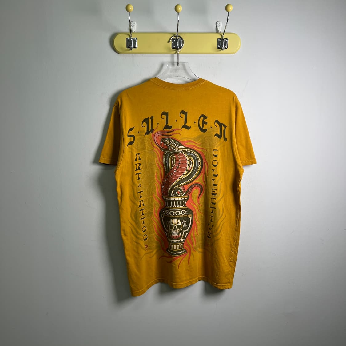 sullen art collective 빈티지 락 펑크 스컬 반팔 티셔츠 상품이미지2