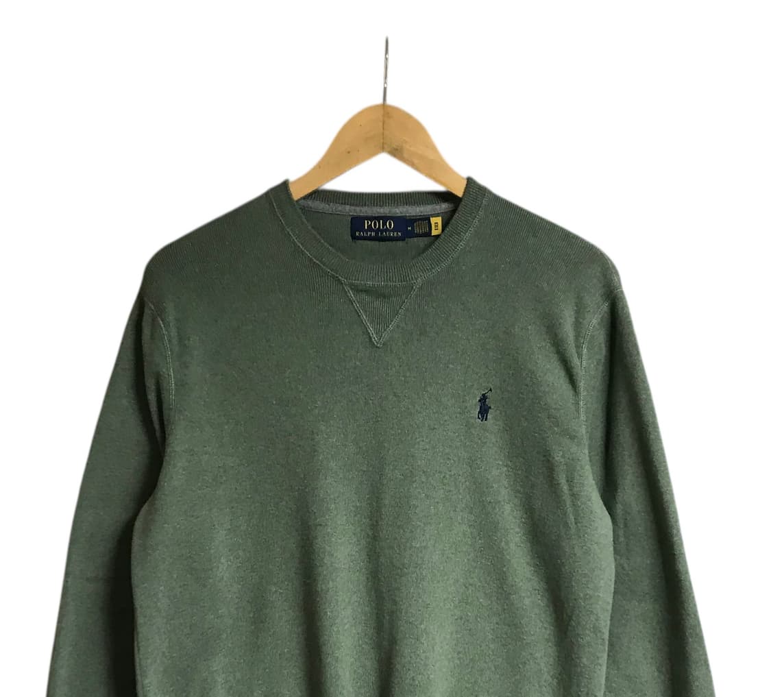 폴로 신형라인 카키 라운드니트 상품이미지2