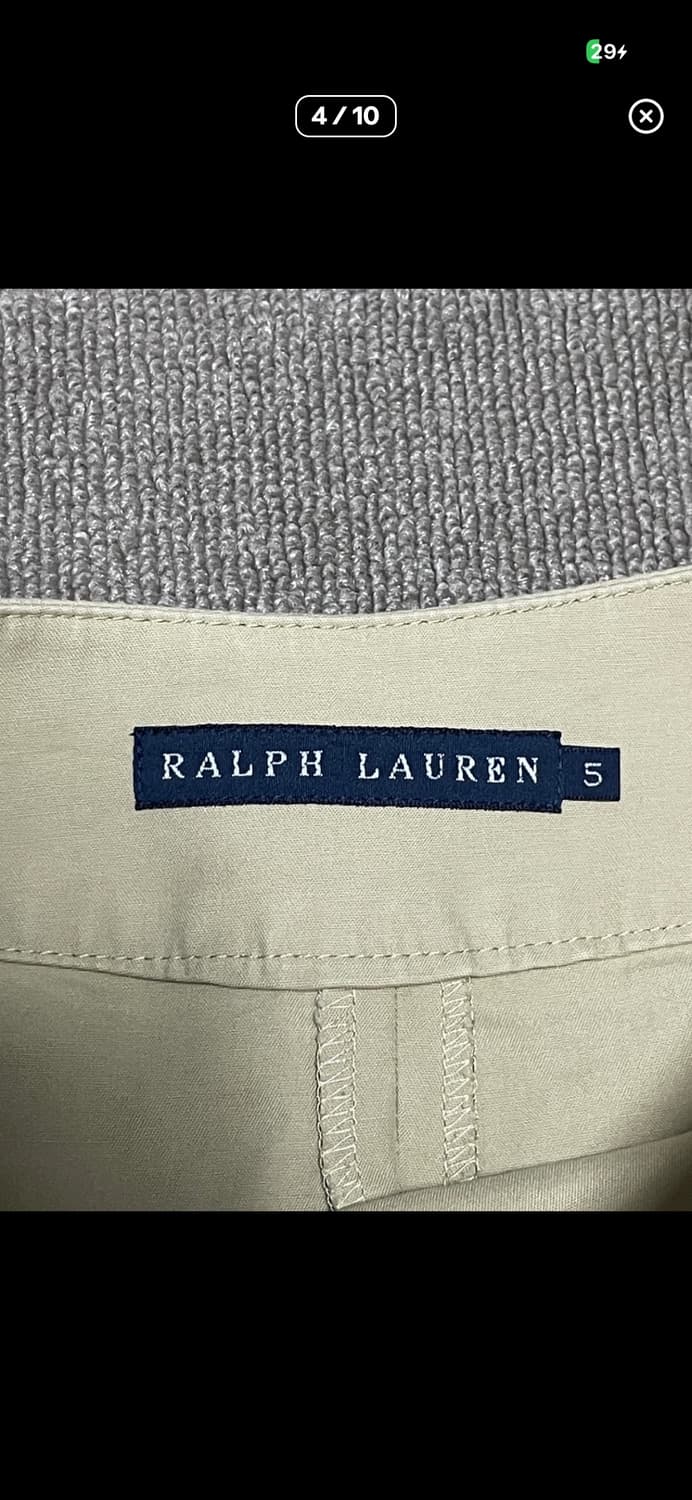 랄프 로렌 펜슬 미디 스커트 베이지 치마 상품이미지2