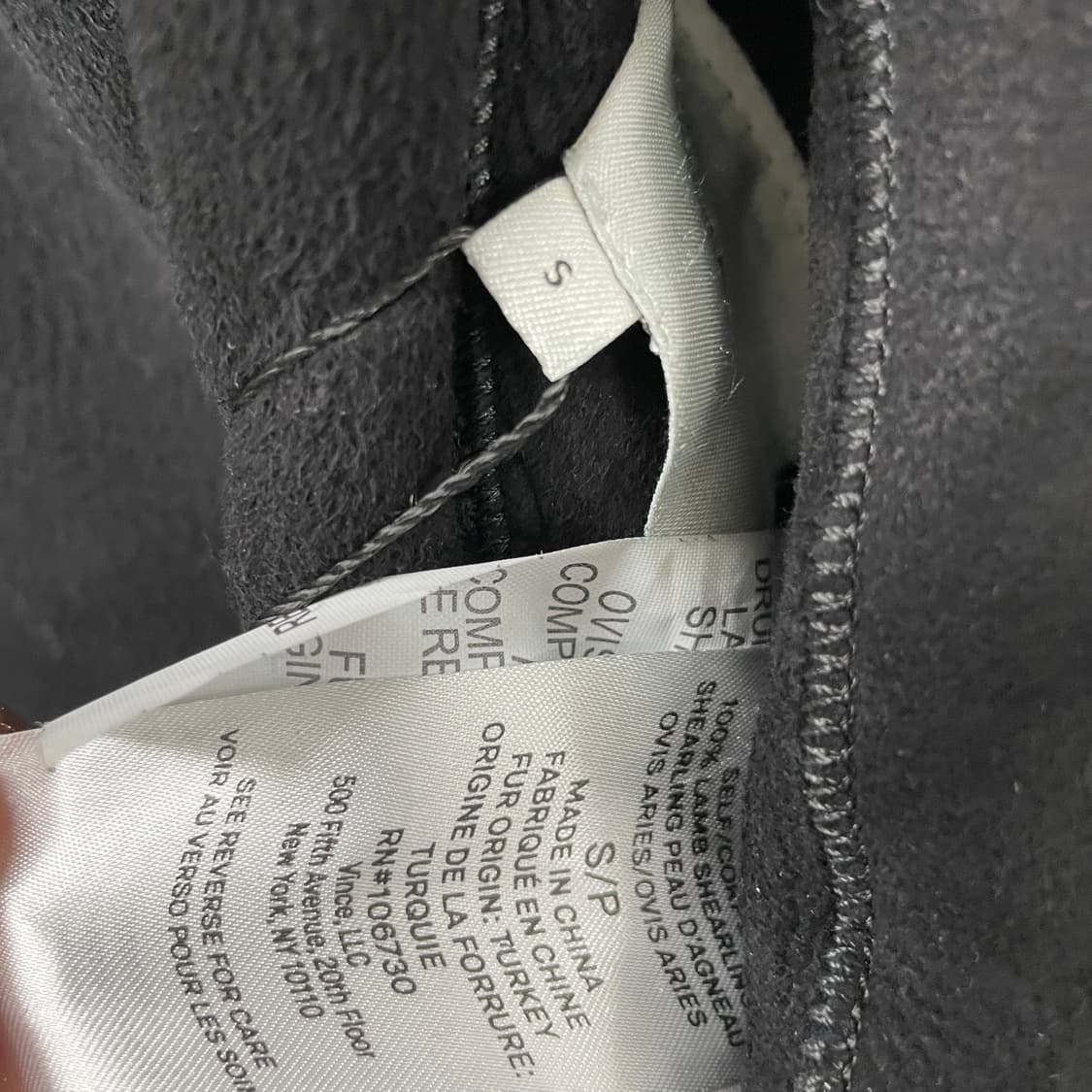 빈스 무스탕 자켓 S(W) 상품이미지5